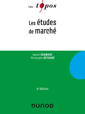 cover image of Les études de marché